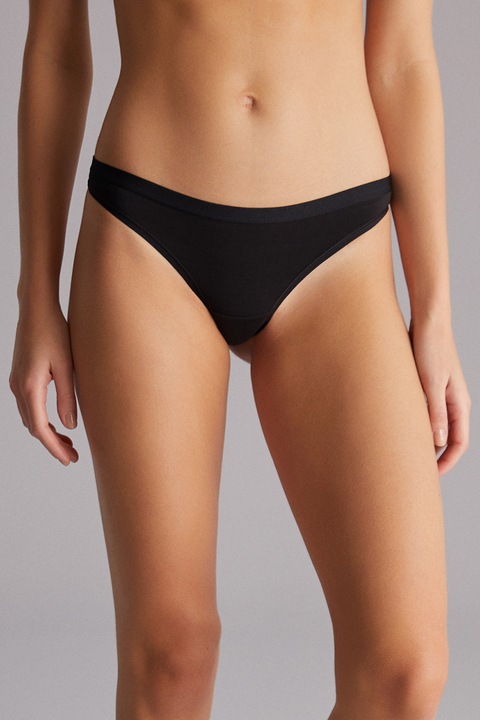 Penti, Chiloti din amestec de bumbac, Negru