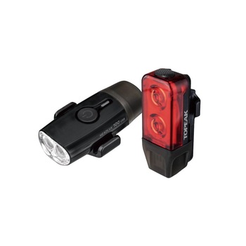 Set Faruri Topeak PowerLux Combo TMS098, 2 buc - Negru-Rosu Set Faruri Topeak PowerLux Combo TMS098, 2 buc - Negru-Rosu