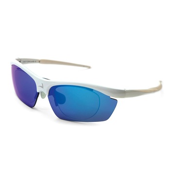 Ochelari sport cu insertie pentru dioptrii Leader Peleton Ciclism, Shiny white Ochelari sport cu insertie pentru dioptrii Leader Peleton Ciclism, Shiny white