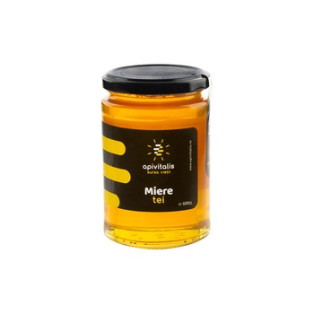 Miere cruda de tei, Api VItalis, 500g Miere cruda de tei, Api VItalis, 500g