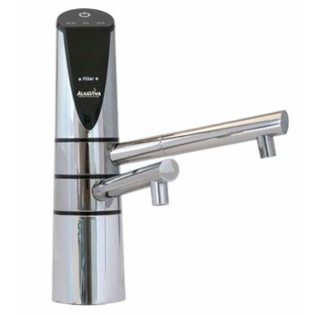 Ionizator de apa Alkaviva Delphi H2, 9 electrozi titan placati cu platina, sistem AutoAdjust, filtre incluse, instalare sub blat si robinet computerizat cu touchscreen Ionizator de apa Alkaviva Delphi H2, 9 electrozi titan placati cu platina, sistem AutoAdjust, filtre incluse, instalare sub blat si robinet computerizat cu touchscreen