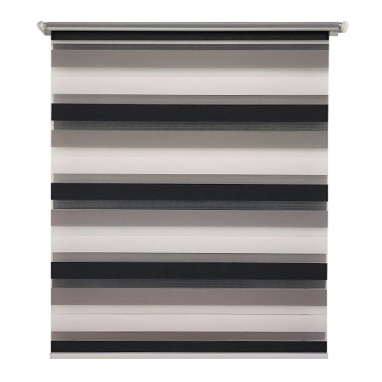 Jaluzea tip Rulou textil MAXI,Deko Design,Rolete Zebra Day & Night Luxury High Quality, 250x160cm,ZP2002,culoare multicolor,accesorii albe