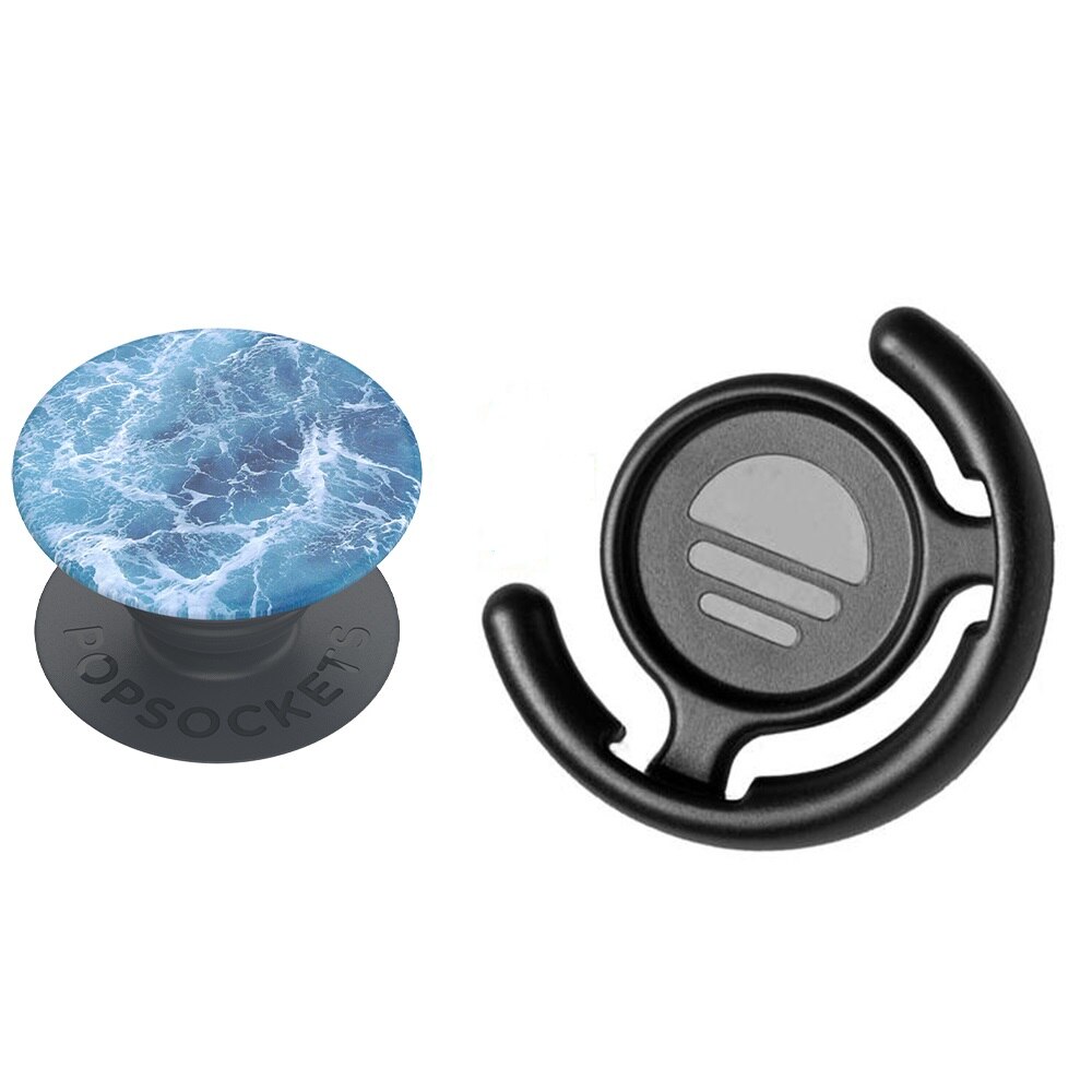 Set Suport Universal pentru telefon PopSockets Basic Ocean from the Air si Suport pentru masina