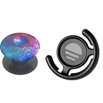 Set Suport Universal pentru telefon PopSockets Basic Nebula Ocean si Suport pentru masina Set Suport Universal pentru telefon PopSockets Basic Nebula Ocean si Suport pentru masina