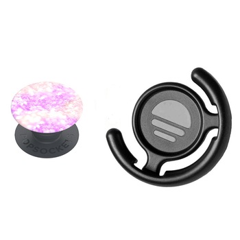 Set Suport Universal pentru telefon PopSockets Basic Morning Conffeti si Suport pentru masina Set Suport Universal pentru telefon PopSockets Basic Morning Conffeti si Suport pentru masina