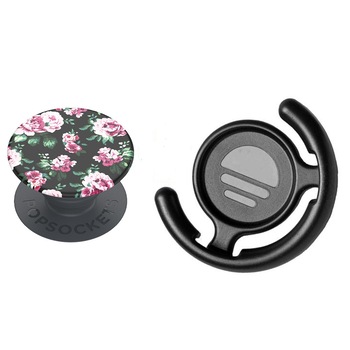 Set Suport universal pentru telefon PopSockets Basic English Garden si Suport pentru masina Set Suport universal pentru telefon PopSockets Basic English Garden si Suport pentru masina