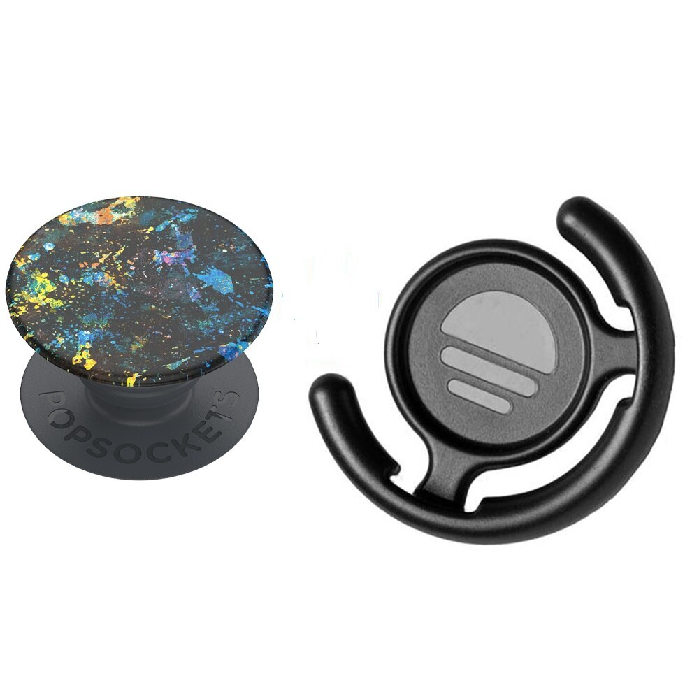Set Suport Universal pentru telefon PopSockets Basic Nightfall Splatter si Suport pentru masina