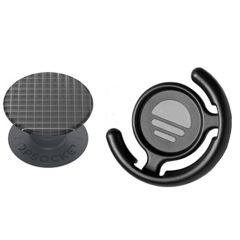 Set Suport Universal pentru telefon PopSockets Basic Grid Work si Suport pentru masina Set Suport Universal pentru telefon PopSockets Basic Grid Work si Suport pentru masina