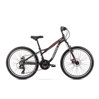 Bicicleta pentru copii Romet Rambler Fit 24 S/12 Grafit/Rosu 2021 Bicicleta pentru copii Romet Rambler Fit 24 S/12 Grafit/Rosu 2021