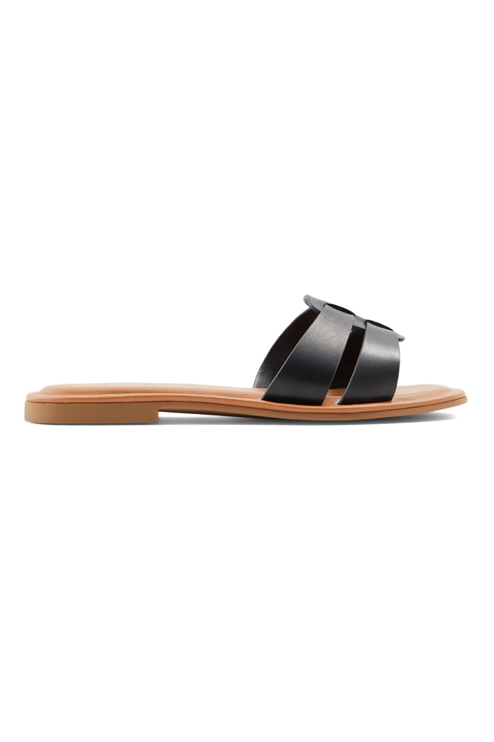 Aldo, Papuci de piele ecologica Ereswen, Negru, 38