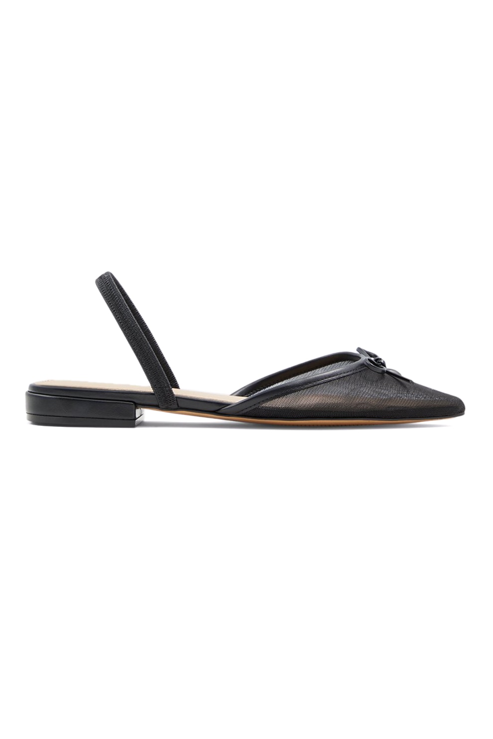Aldo, Pantofi slingback cu varf ascutit Fellan, Negru