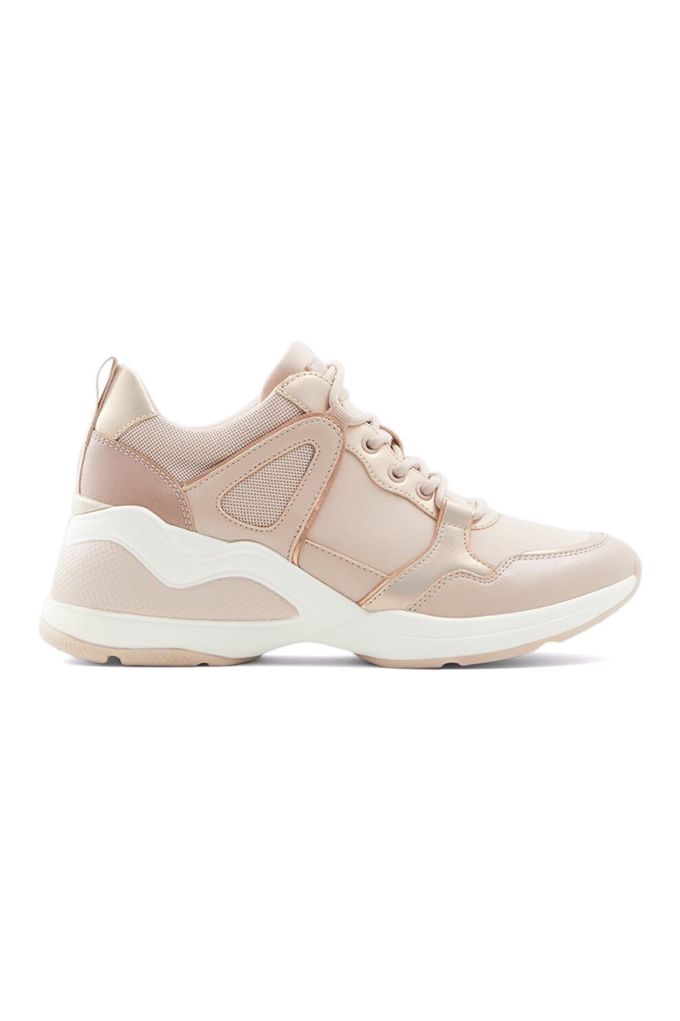 Aldo, Pantofi sport wedge cu aspect masiv Vany, Piersica