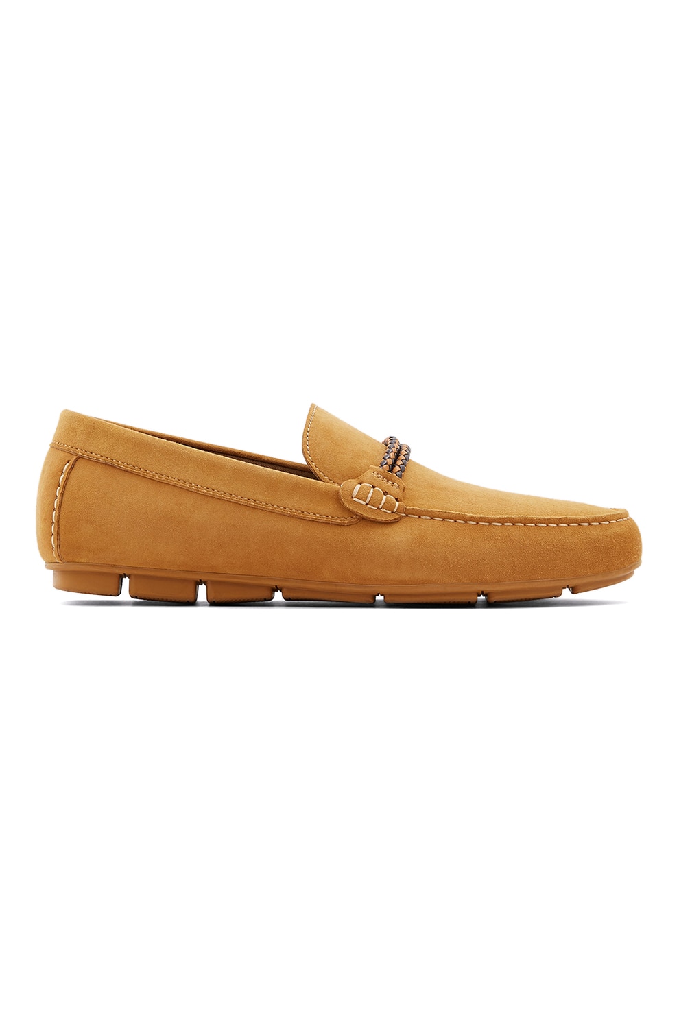 Aldo, Pantofi loafer de piele intoarsa Fildes, Ocru
