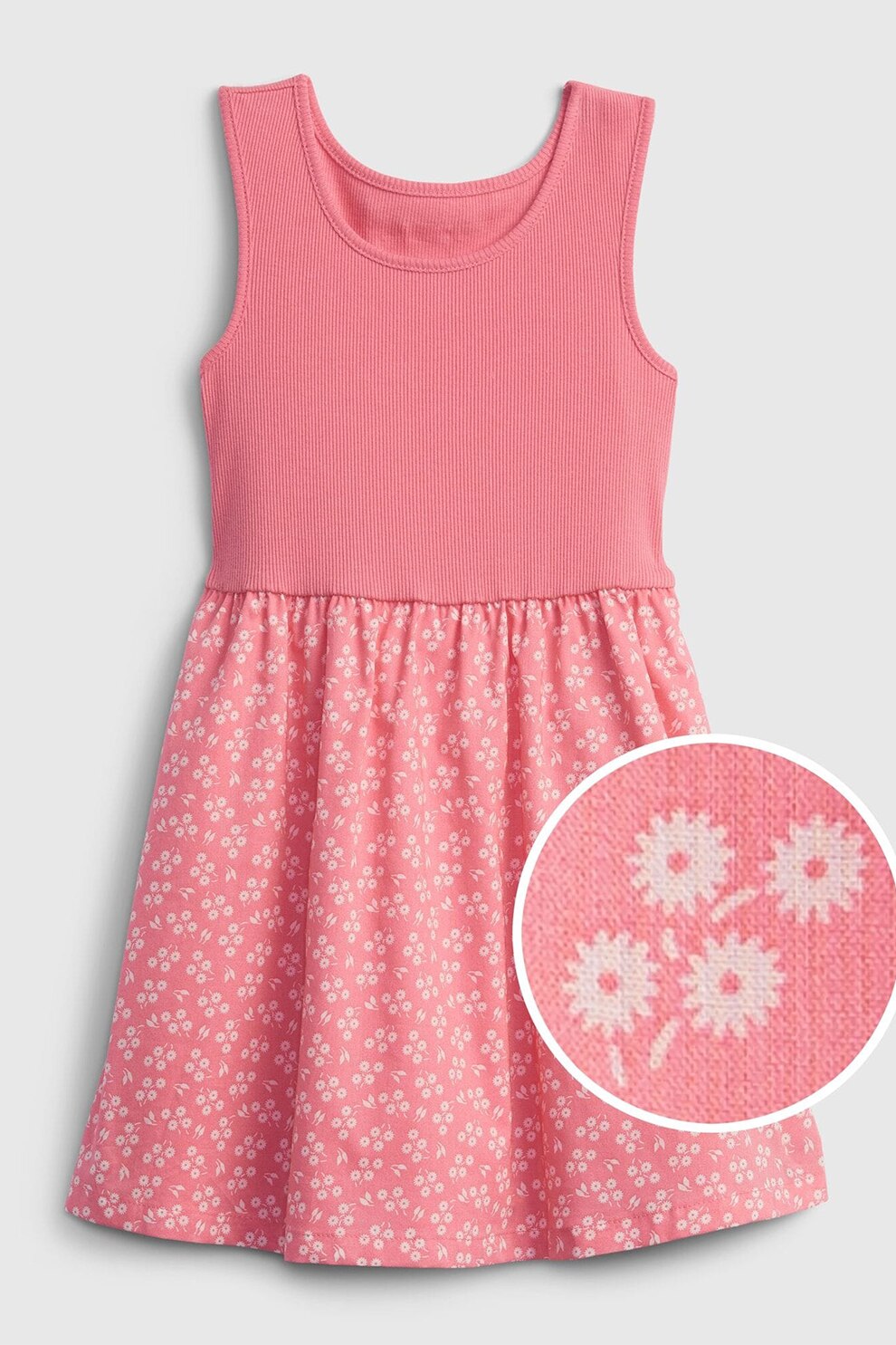 GAP, Rochie de jerseu evazata, fara maneci, Roz