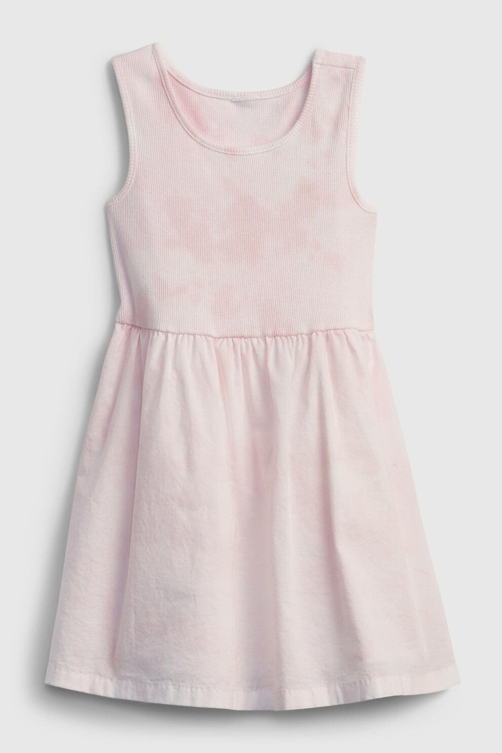 GAP, Rochie de jerseu evazata, fara maneci, Roz pal