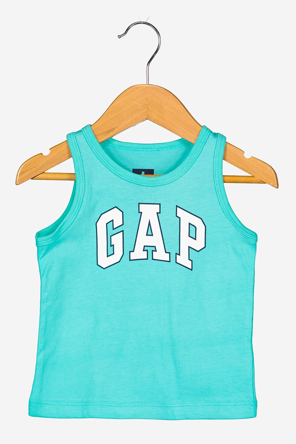 GAP, Top cu imprimeu logo, Turcoaz