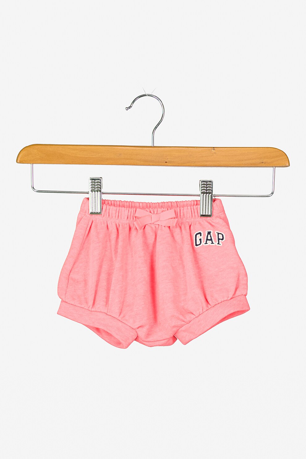 GAP, Pantaloni scurti cu talie elastica, Roz neon