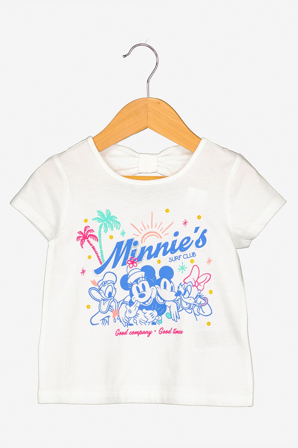 GAP, Tricou de bumbac cu personaje Disney, Alb