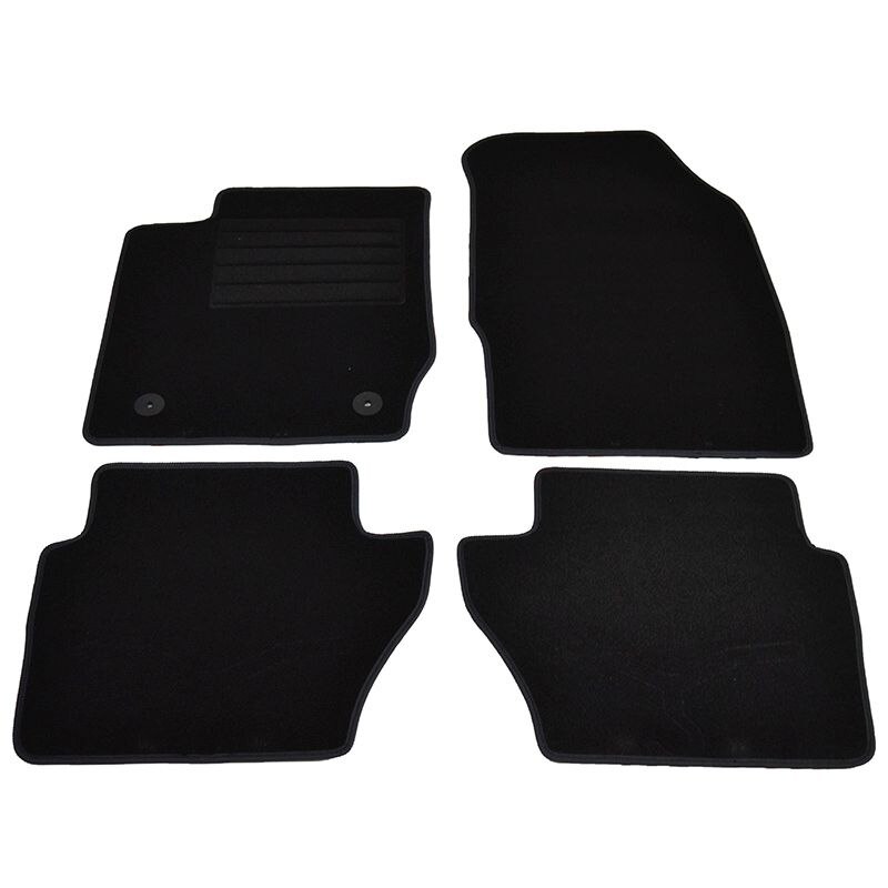 Set covorase AutoLux, mocheta, pentru Ford Fiesta 03/2011- 3/5 usi, negru, 4 buc