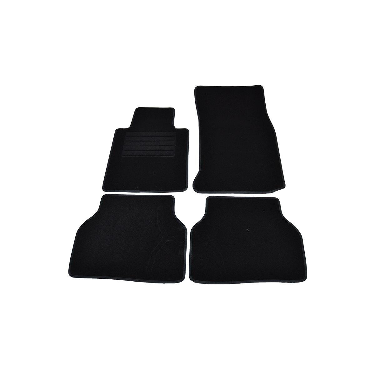 Set 4 covorase auto mocheta, pentru BMW Seria 3 E46 4 usi Sedan, Combi, Coupe 4/1998-1/2005, negru