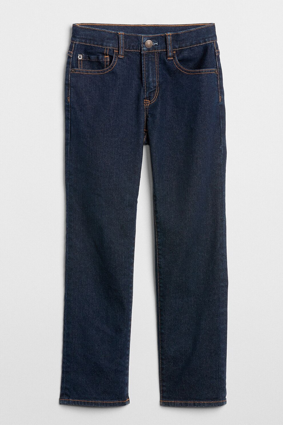 GAP, Blugi cu croiala dreapta, Albastru inchis, 110 CM