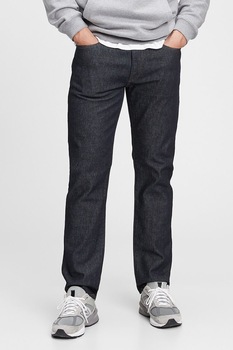 GAP, Blugi cu croiala dreapta, Albastru inchis GAP, Blugi cu croiala dreapta, Albastru inchis