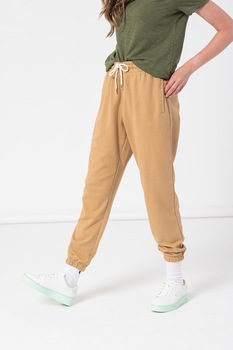 GAP, Pantaloni sport cu talie elastica, Cafeniu