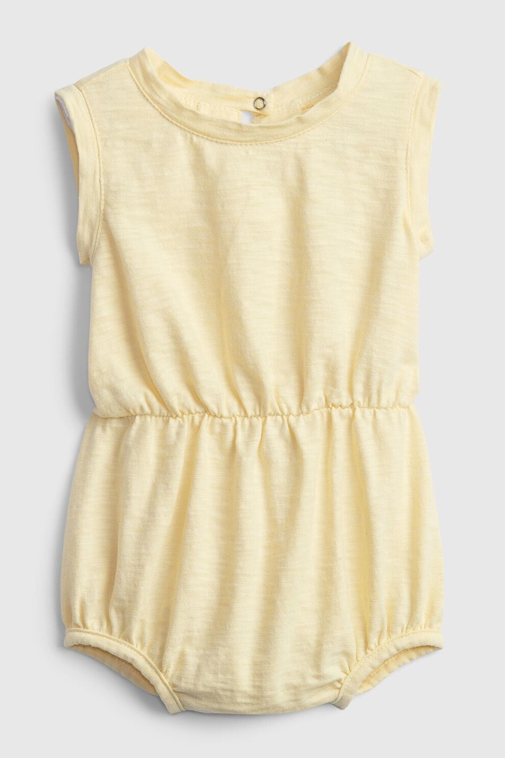 GAP, Salopeta scurta din bumbac organic, Bej