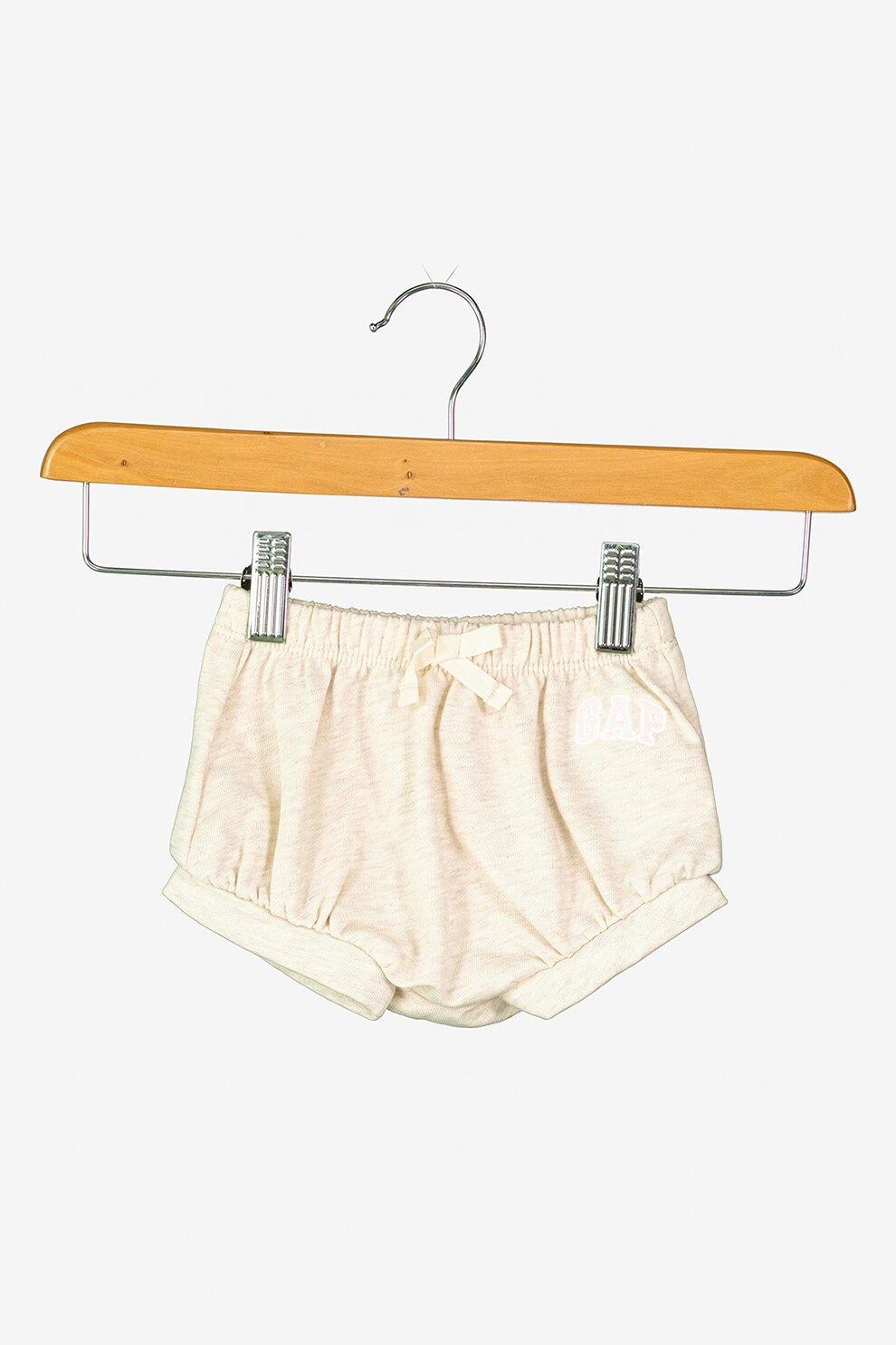 GAP, Pantaloni scurti cu talie elastica, Bej
