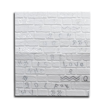 Tapet buretat autocolant 3D, Naimeed D3313 Alb, model Caramida, 70 x 77 cm Tapet buretat autocolant 3D, Naimeed D3313 Alb, model Caramida, 70 x 77 cm
