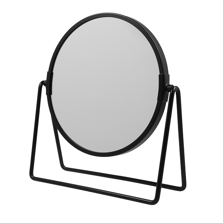Oglinda Parsa cosmetica, negru mat, marire 3x
