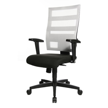 Scaun de birou TopStar X-Pander, manere reglabile, negru-alb Scaun de birou TopStar X-Pander, manere reglabile, negru-alb