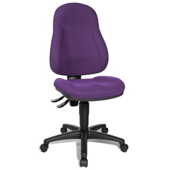 Scaun de birou TopStar WellPoint, negru-violet