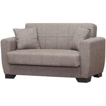 Canapea Modella Star, 158x80x85 cm, 2 locuri, Maro Canapea Modella Star, 158x80x85 cm, 2 locuri, Maro