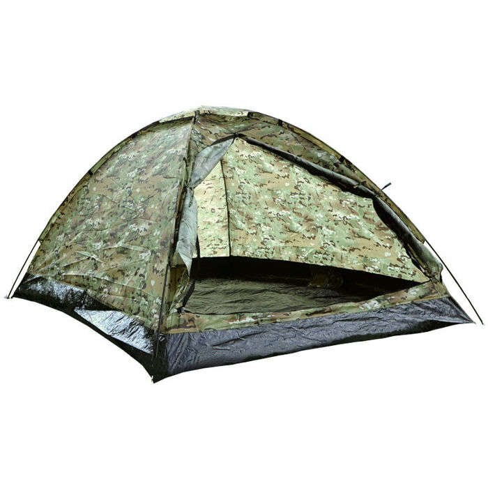 Cort standard pentru 2 persoane, MIL-TEC IGLOO, Poliester, Kaki