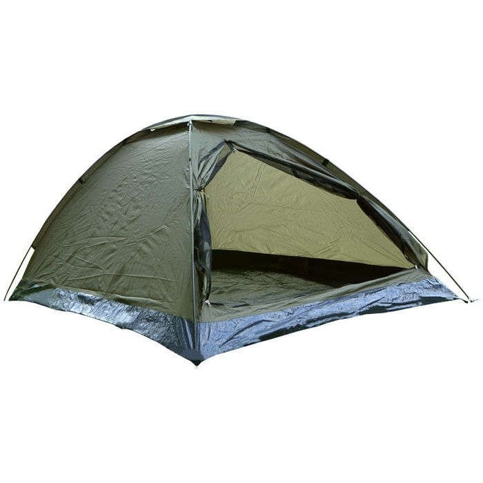 Cort standard pentru 2 persoane, MIL-TEC IGLOO, Poliester, Kaki