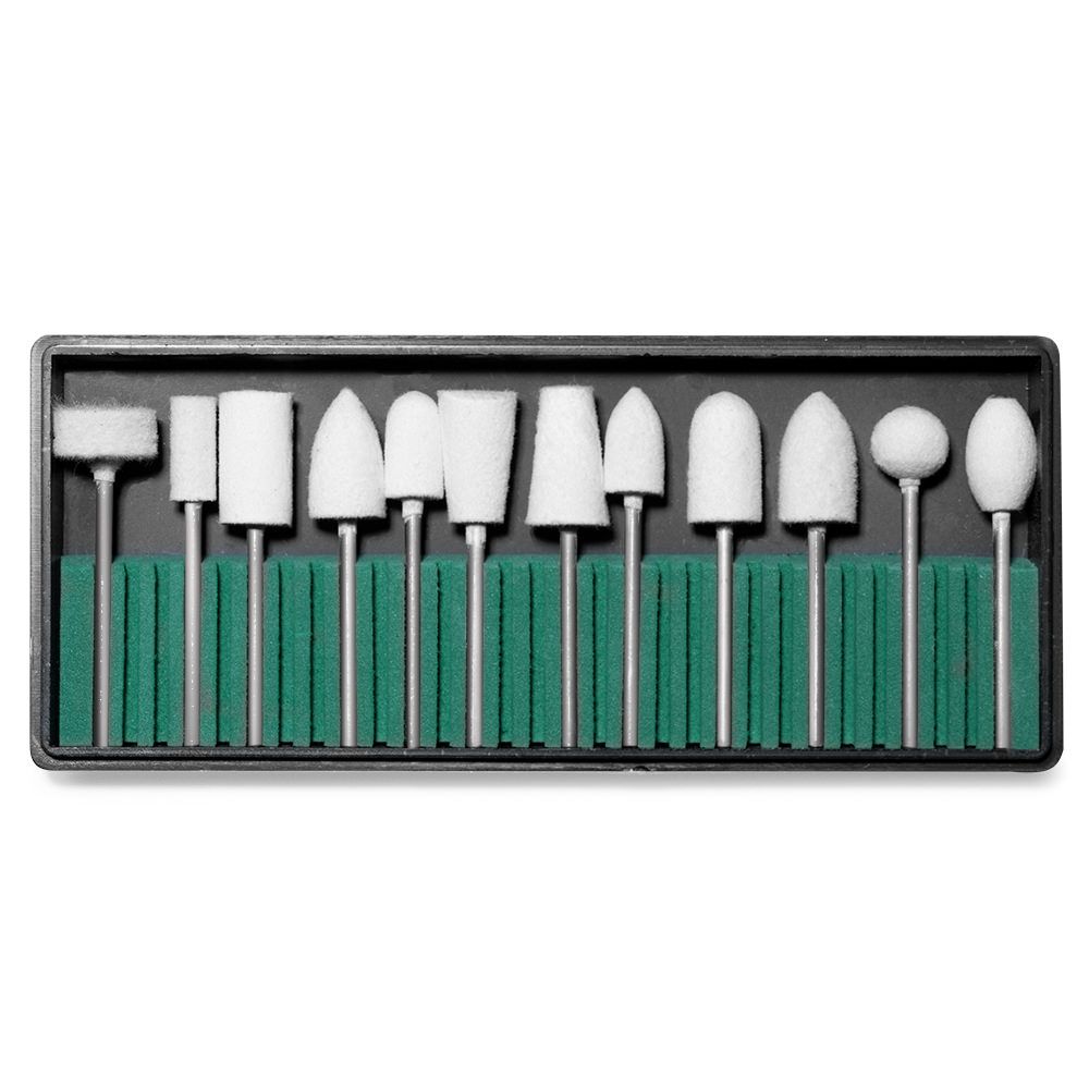 Set 12 capete freze pentru unghii naturala