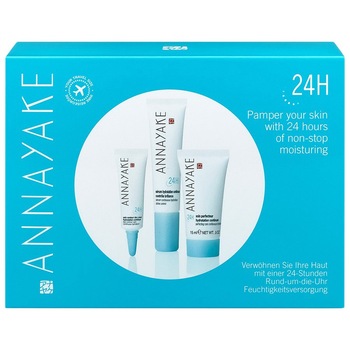 Set pentru ten Annayake 24H Travel, Femei, Serum 15ml Crema pentru conturul ochilor 7ml Perfecteur 15ml Set pentru ten Annayake 24H Travel, Femei, Serum 15ml Crema pentru conturul ochilor 7ml Perfecteur 15ml