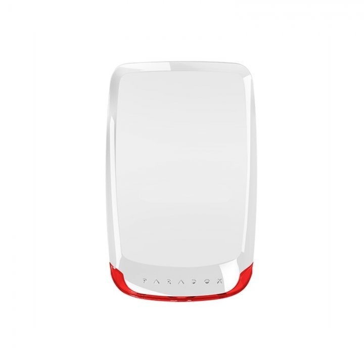 Sirena wireless, pentru exterior, Paradox, SR130, cu indicator de semnal si flash stroboscopic incorporat