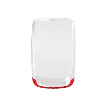 Sirena wireless, pentru exterior, Paradox, SR130, cu indicator de semnal si flash stroboscopic incorporat Sirena wireless, pentru exterior, Paradox, SR130, cu indicator de semnal si flash stroboscopic incorporat
