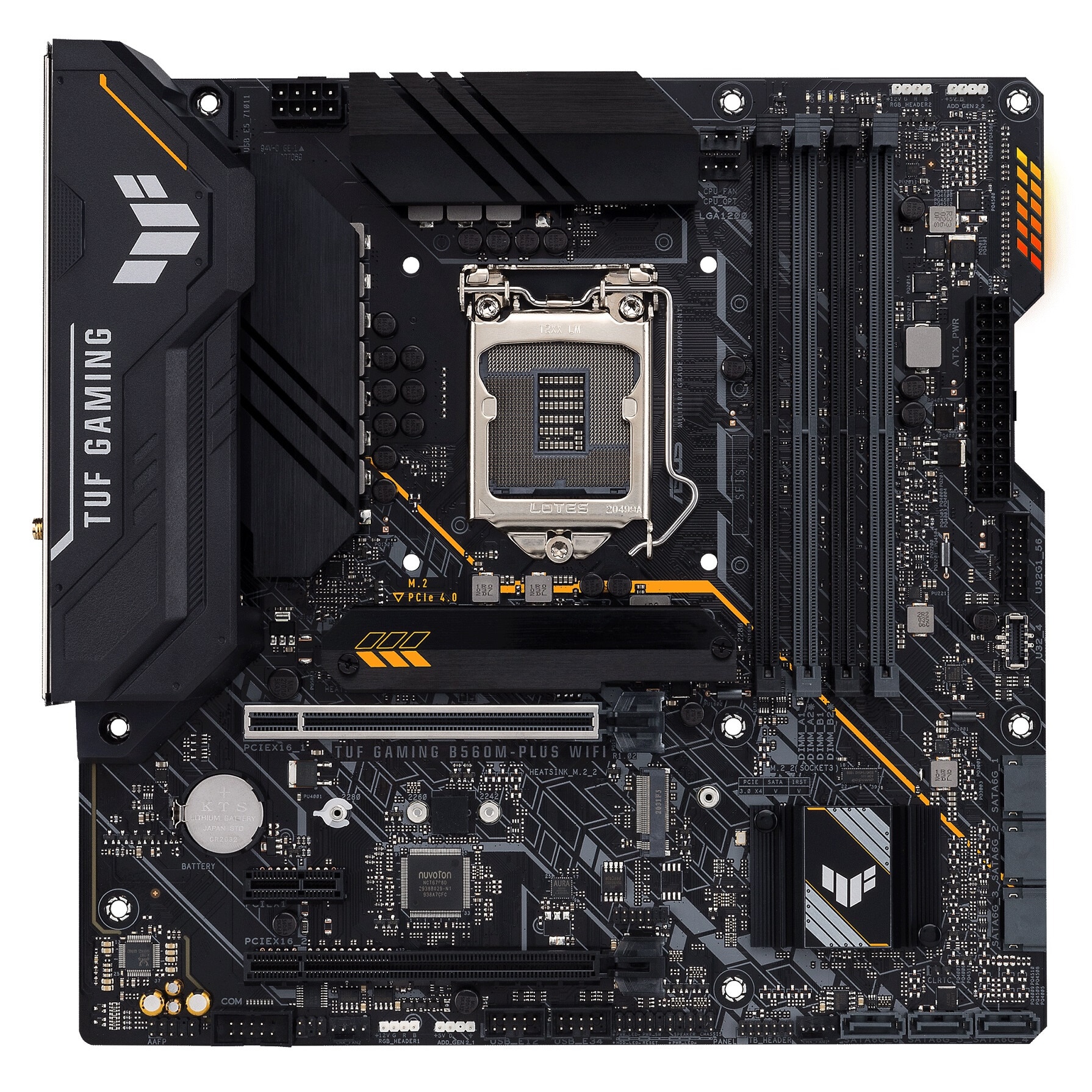 Placa de baza ASUS TUF GAMING B560M-PLUS WIFI, Socket 1200 - eMAG.ro