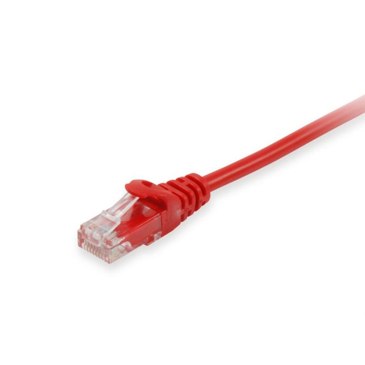 Cablu patch UTP, Equip, CAT6, 0.5 m, Rosu