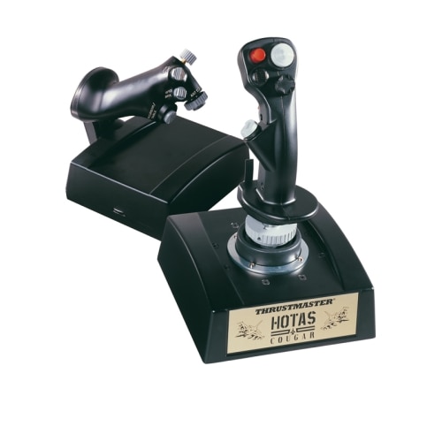 THRUSTMASTER HOTAS COUGAR USBジョイスティック Joystick Thrustmaster Hotas Cougar, 5 axe/12 butoane, Throttle