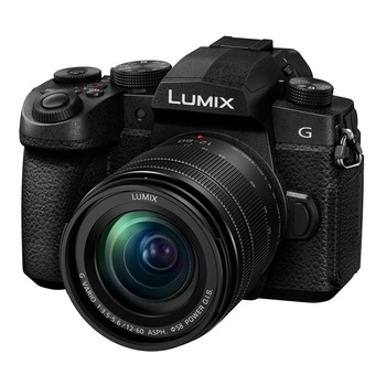 Aparat foto mirrorless, Panasonic, 20.3MP, 4K, cu obiectiv de 12-60 mm, Wi-Fi, Negru