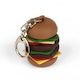 Kikkerland kulcstartó hanggal, hamburger