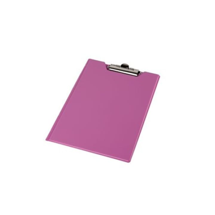 Panta Plast A4 fedeles felírótábla sarokzsebbel, pasztell rózsaszín