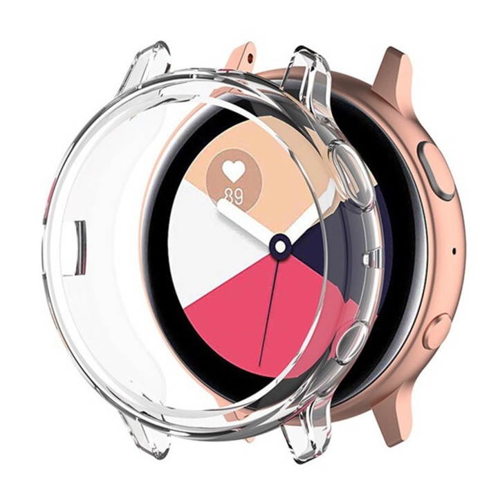 Gigapack Samsung Galaxy Watch Active 2 40mm szilikon keret, átlátszó