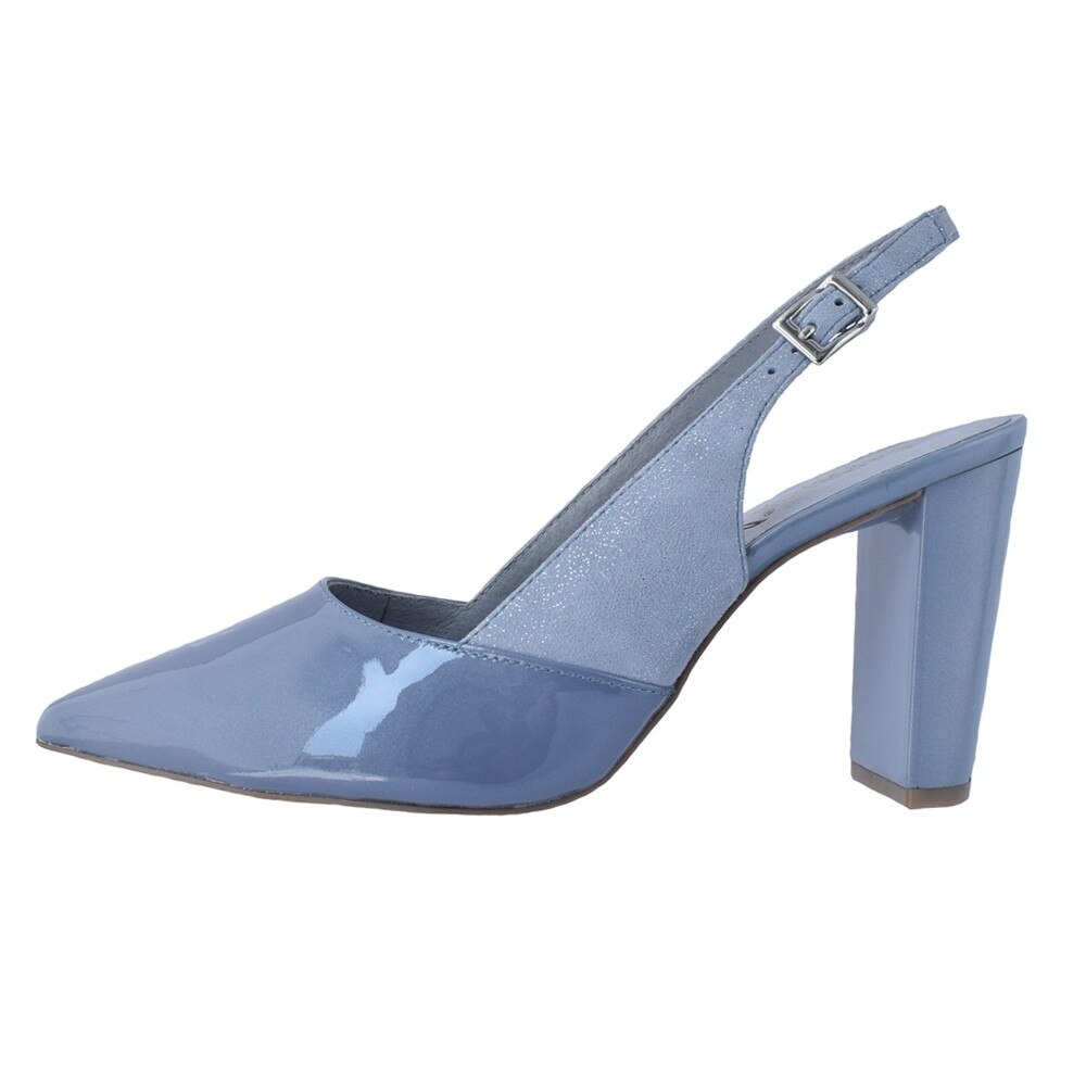 Pantofi dama, din piele naturala, Caprice, 9-29604-26-07-21-03, albastru, Albastru, 39