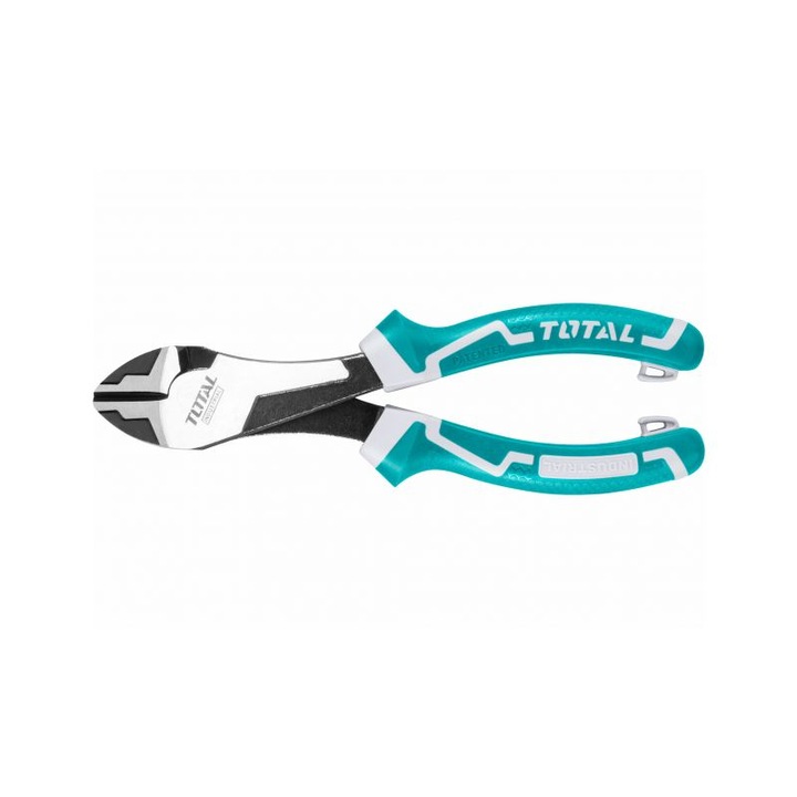 Клещи резачки с лост Total, Industrial, Heavy Duty, CrV, 180 мм