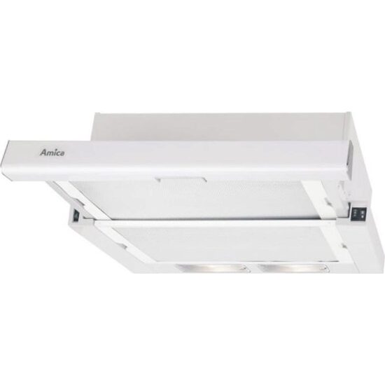 Hota incorporabila telescopica Amica OTS6234W 1161212, putere absorbtie 334 mc/h, 1 motor, 60 cm, Alb